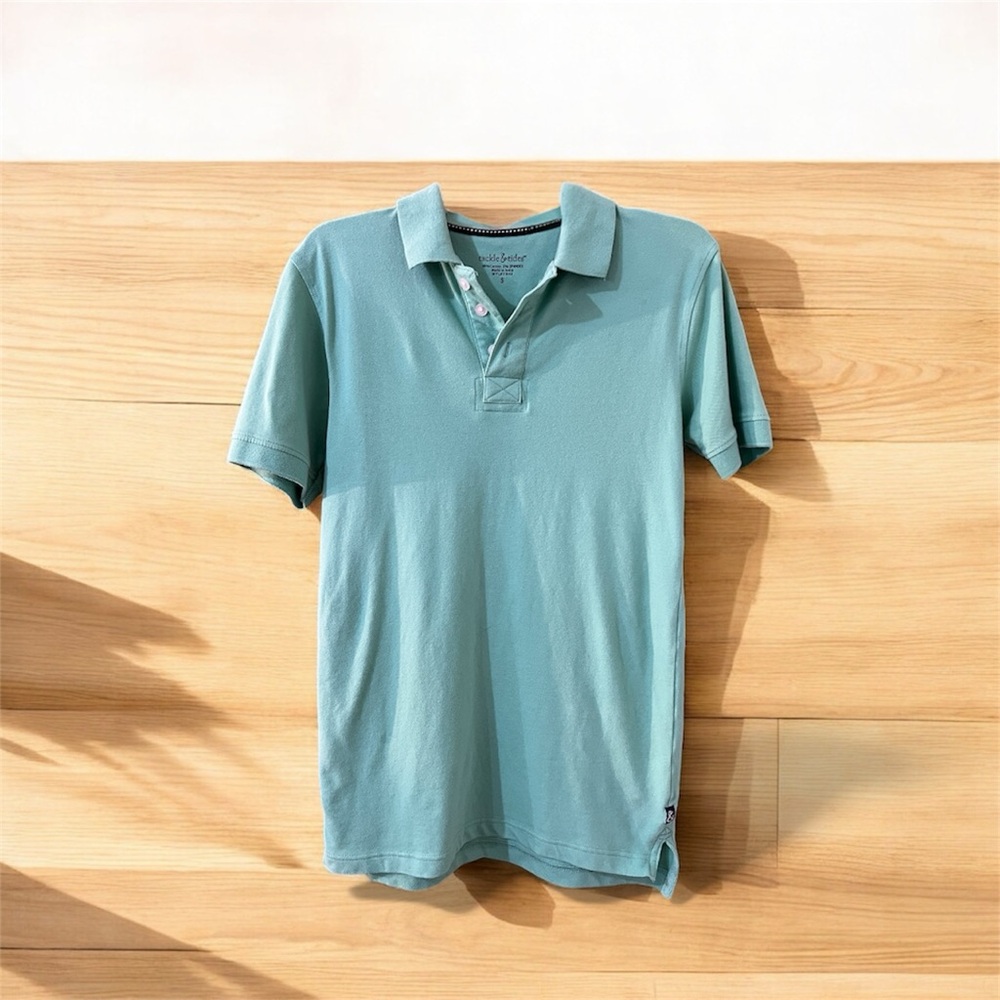 Classic Mint Green‎ Polo Shirt for Men Size Small